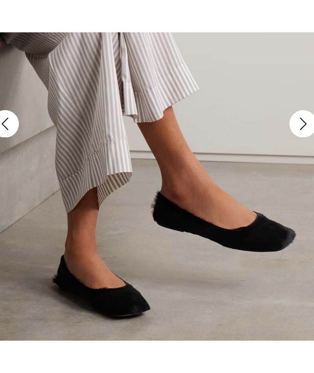 THE ROW Черные балетки, фото 4