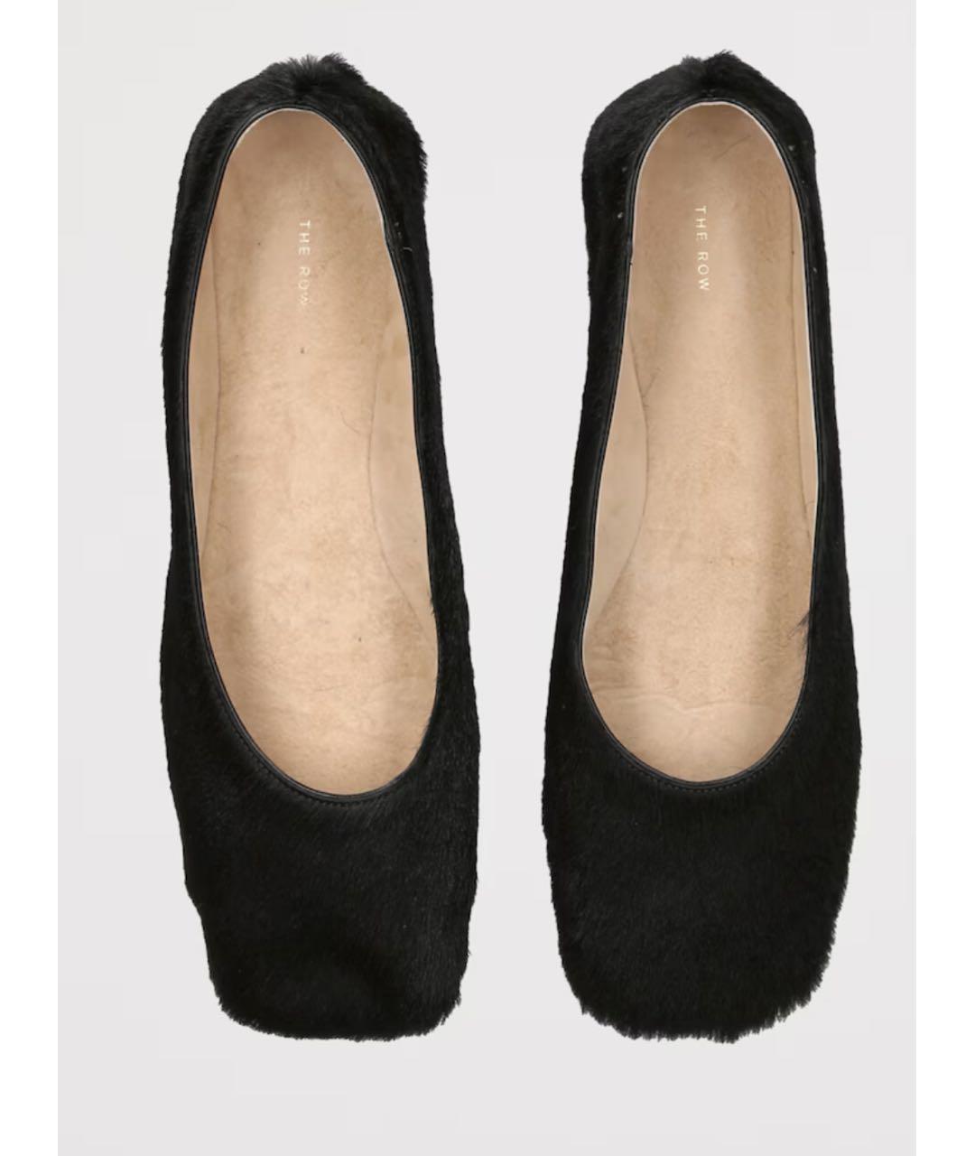 THE ROW Черные балетки, фото 5
