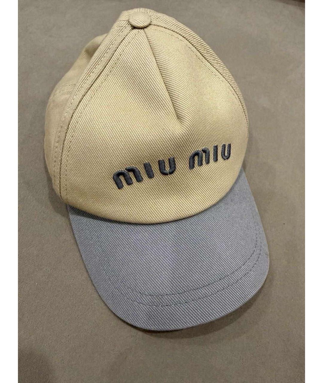 MIU MIU Мульти хлопковая кепка, фото 2