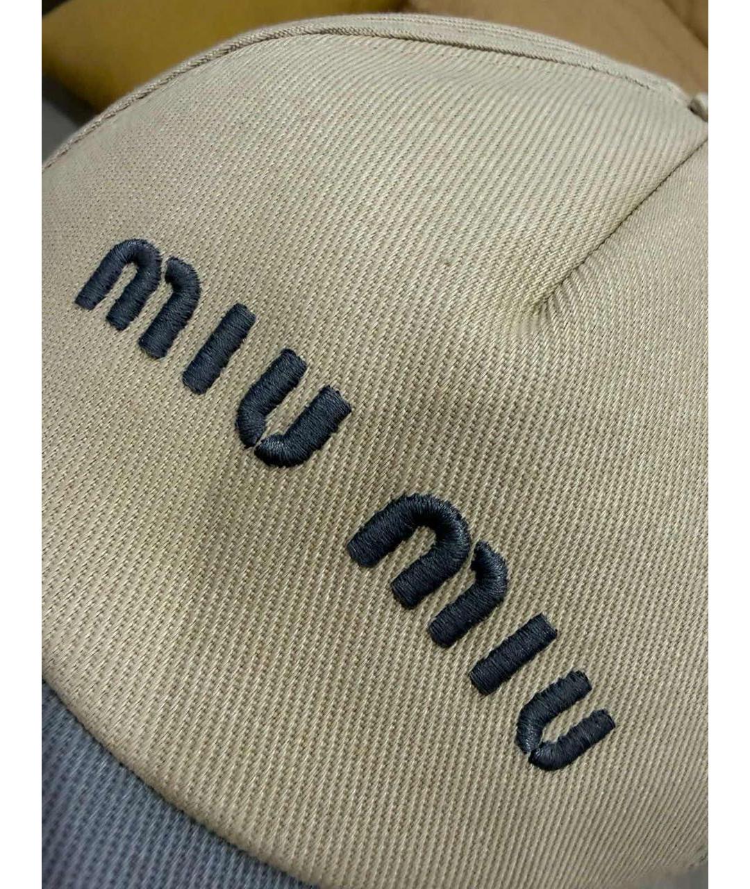 MIU MIU Мульти хлопковая кепка, фото 7