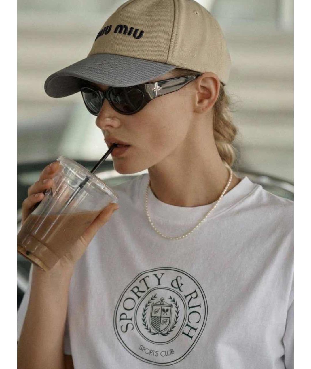 MIU MIU Мульти хлопковая кепка, фото 8