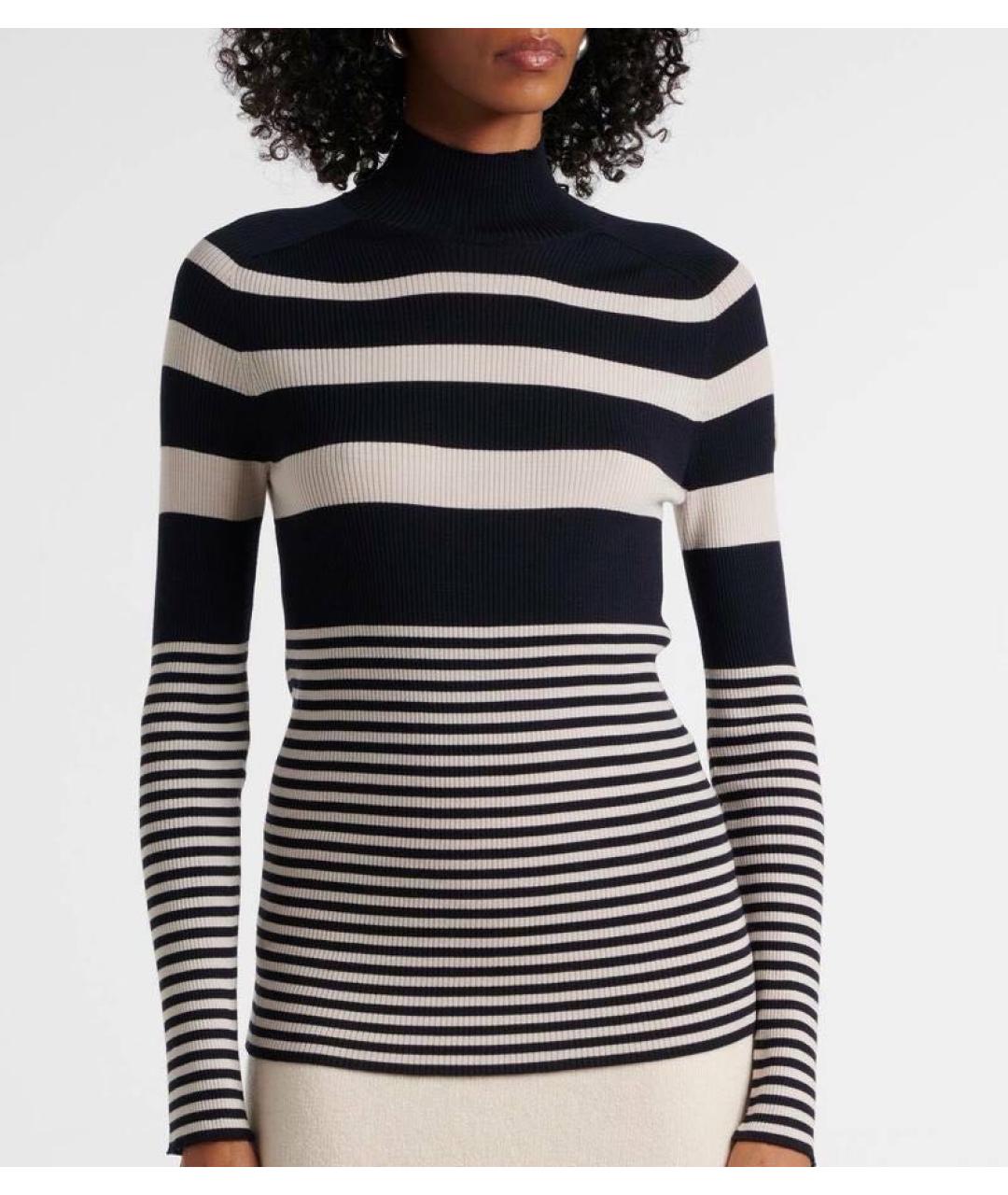 MONCLER Черная шерстяная водолазка, фото 5