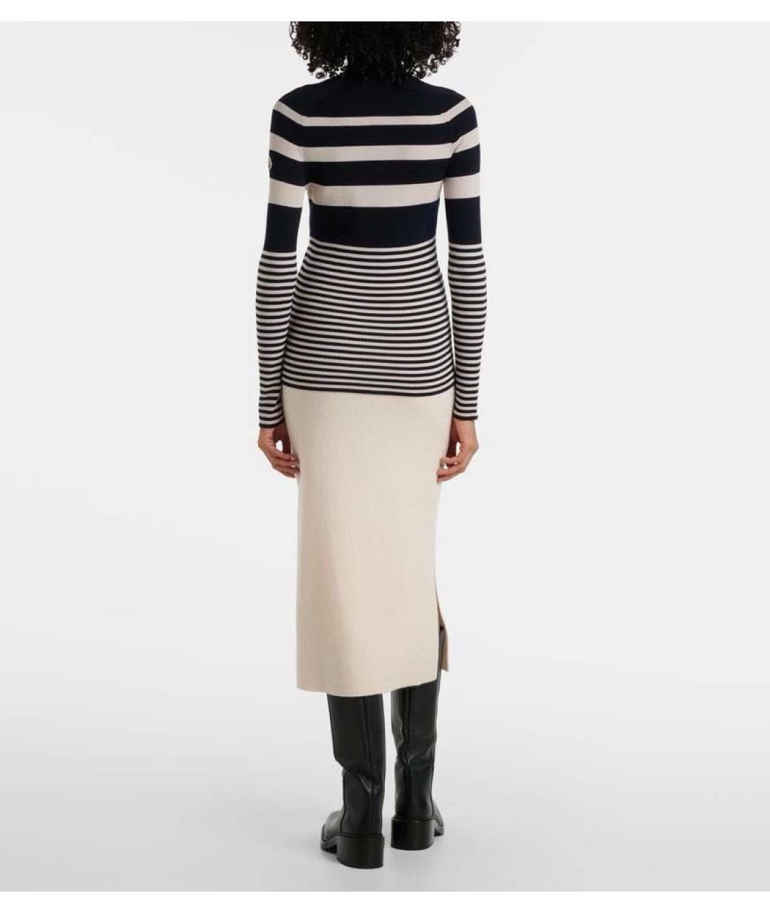 MONCLER Черная шерстяная водолазка, фото 3