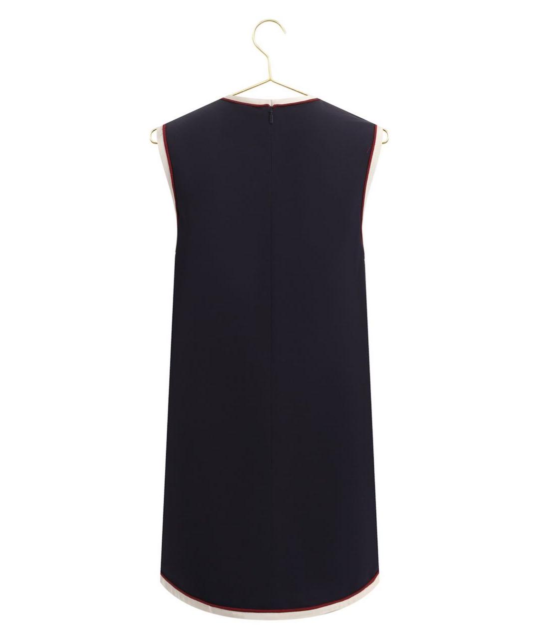 GUCCI Темно-синее повседневное платье, фото 3