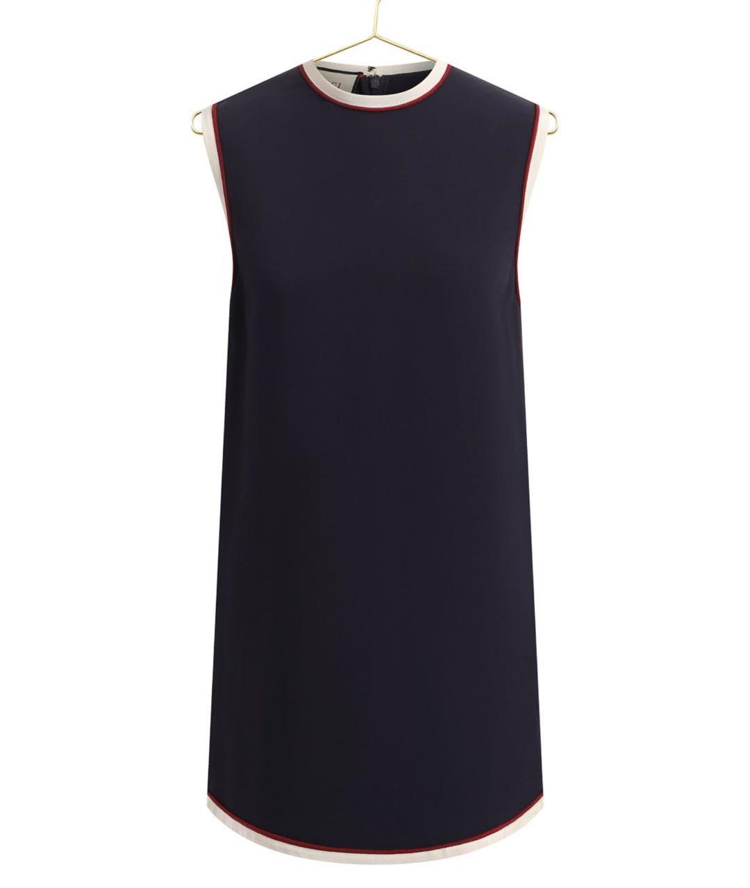 GUCCI Темно-синее повседневное платье, фото 5