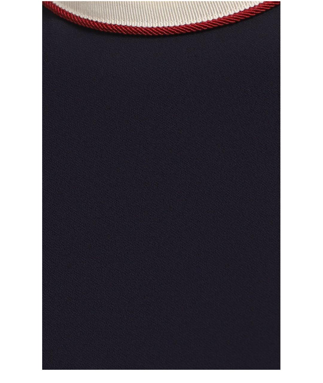 GUCCI Темно-синее повседневное платье, фото 4