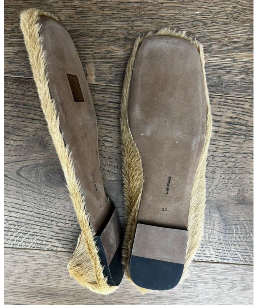 THE ROW Бежевые балетки, фото 3