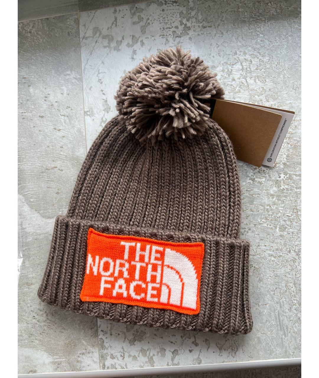 THE NORTH FACE Коричневая шапка, фото 4