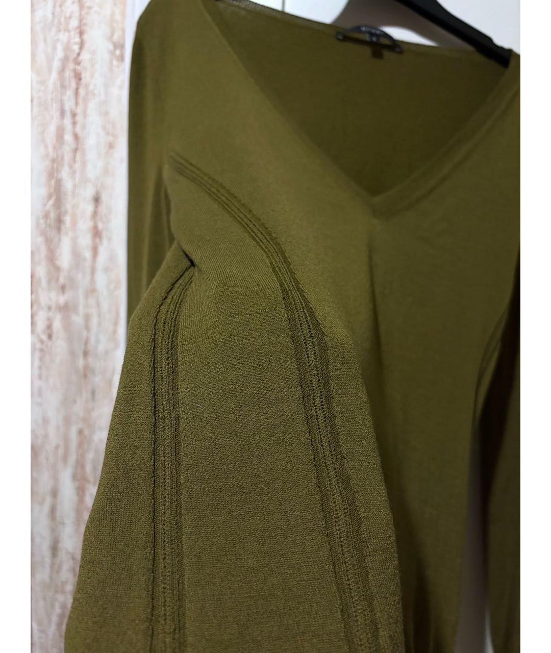 GUCCI Зеленый шерстяной джемпер / свитер, фото 4