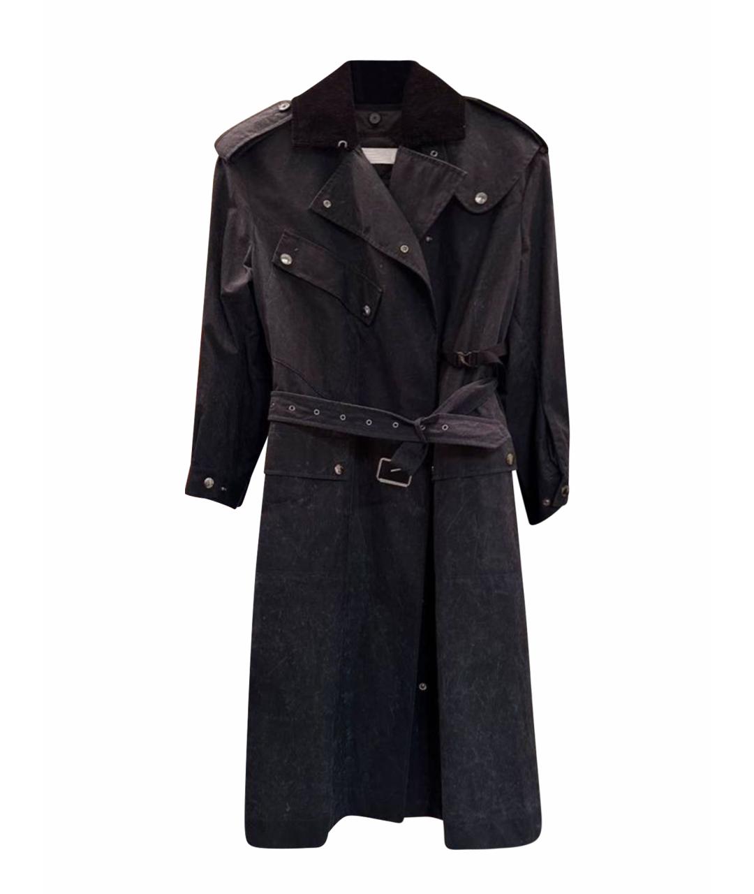 CHRISTIAN DIOR Темно-синий хлопковый тренч/плащ, фото 9