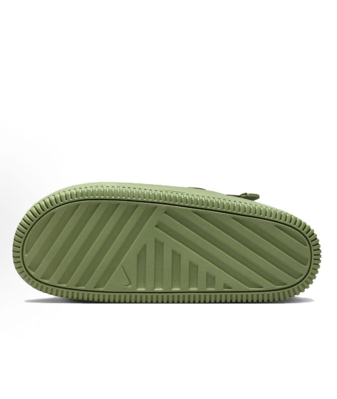 NIKE Зеленые шлепанцы, фото 5