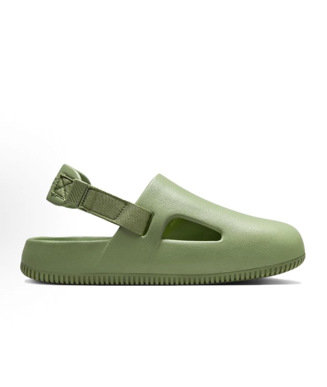 NIKE Зеленые шлепанцы, фото 2