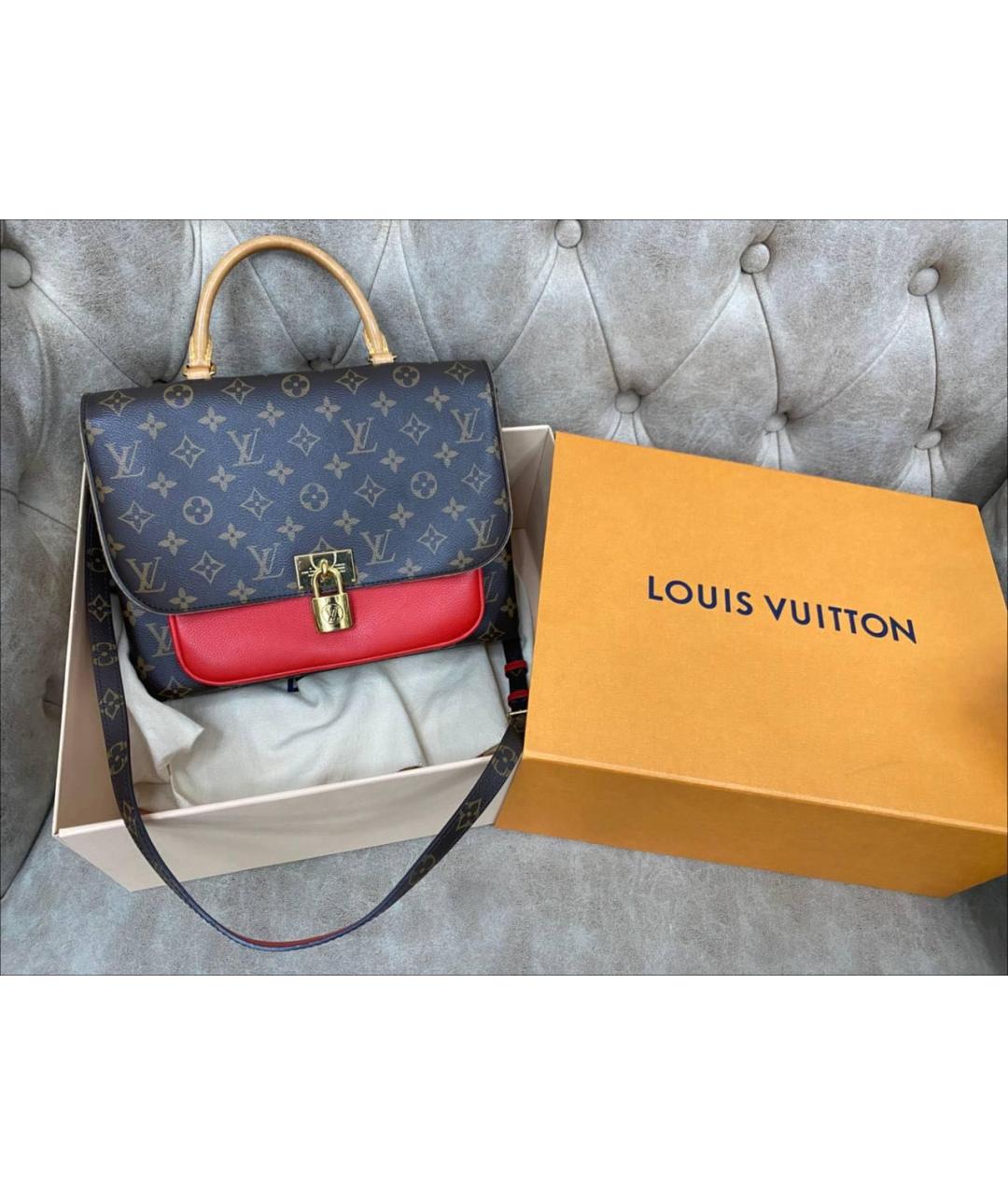LOUIS VUITTON Коричневая сумка через плечо, фото 9