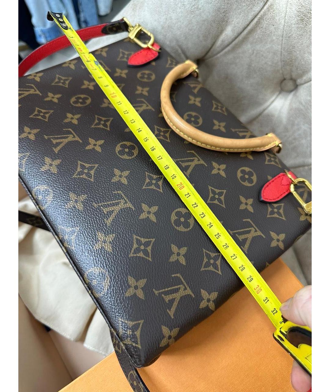 LOUIS VUITTON Коричневая сумка через плечо, фото 4