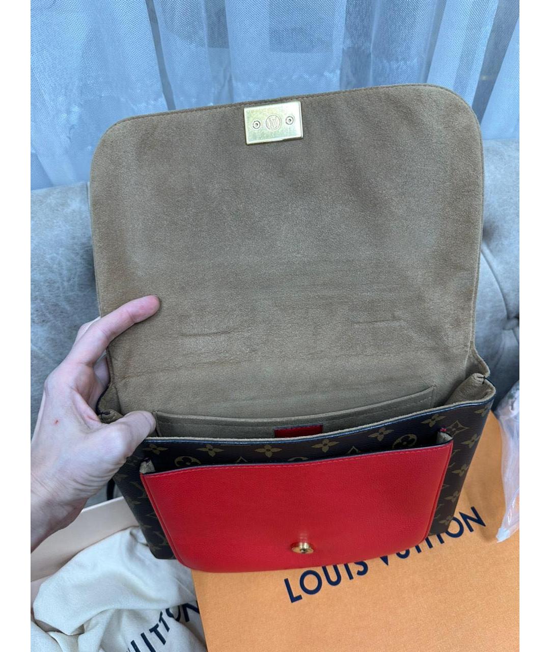 LOUIS VUITTON Коричневая сумка через плечо, фото 7