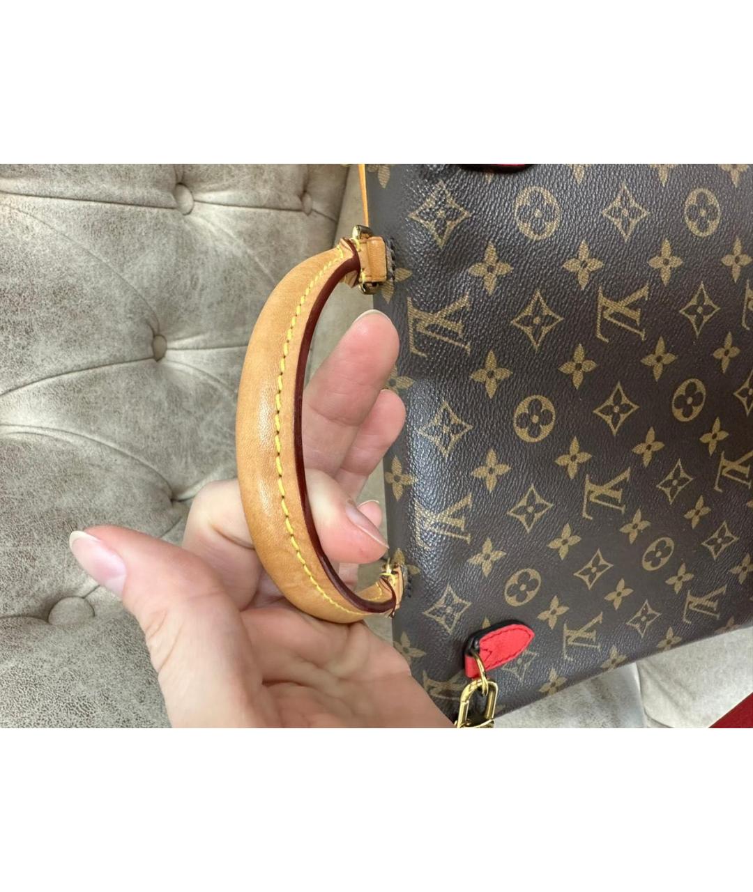 LOUIS VUITTON Коричневая сумка через плечо, фото 3