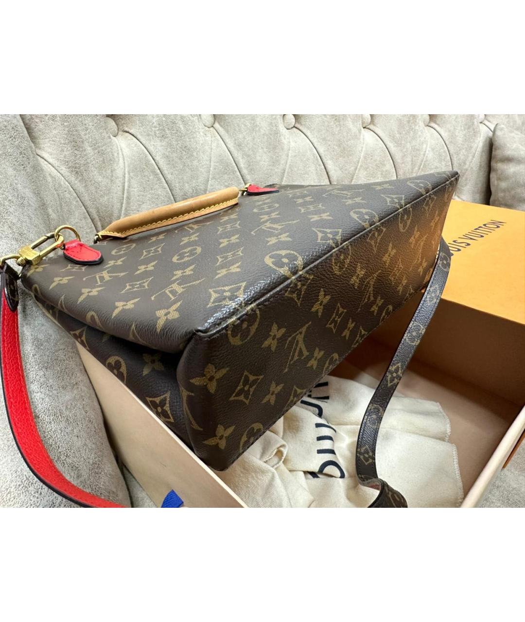 LOUIS VUITTON Коричневая сумка через плечо, фото 2