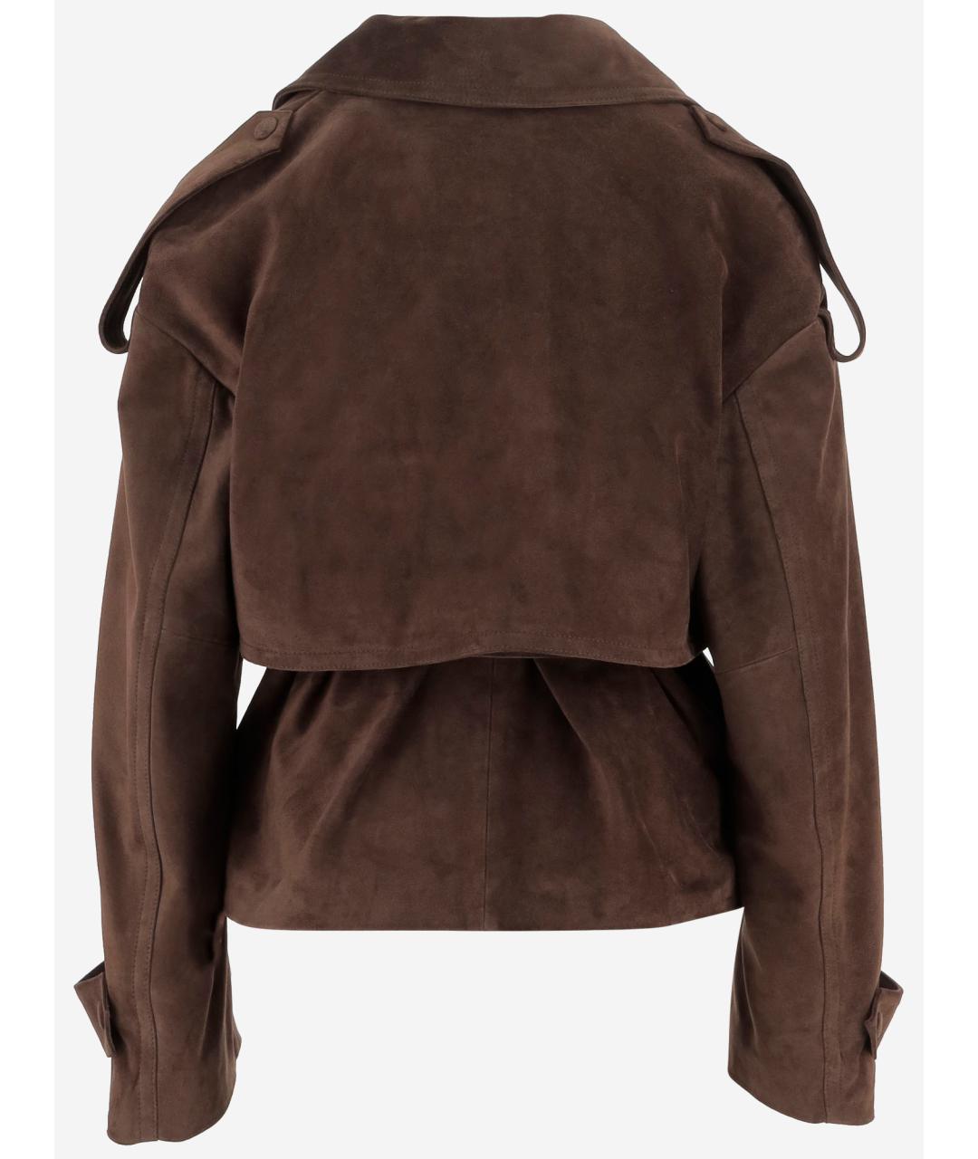 ARMARIUM Коричневая кожаная куртка, фото 2