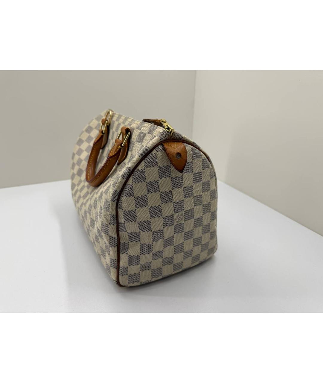 LOUIS VUITTON Белая сумка с короткими ручками, фото 5