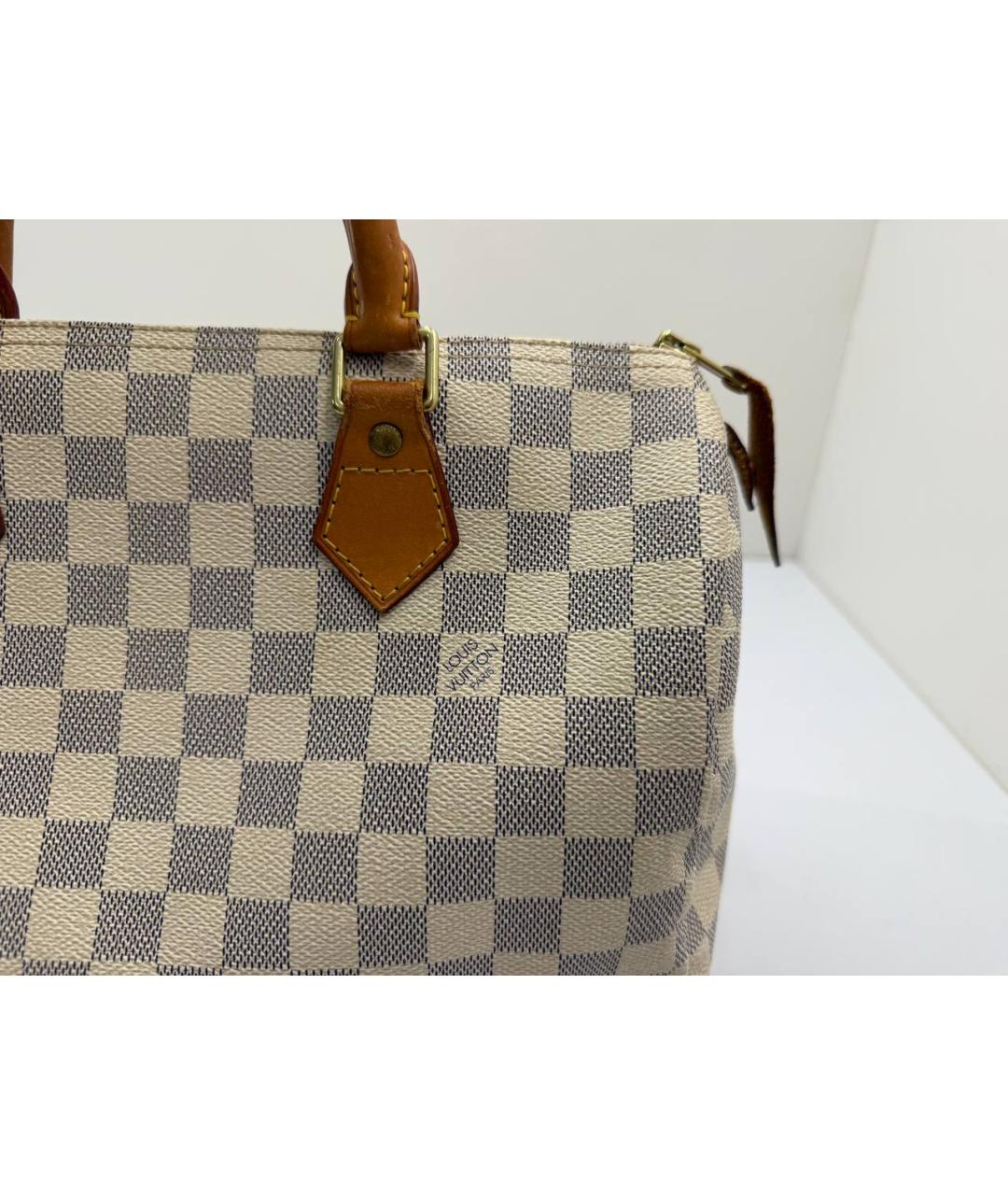 LOUIS VUITTON Белая сумка с короткими ручками, фото 3