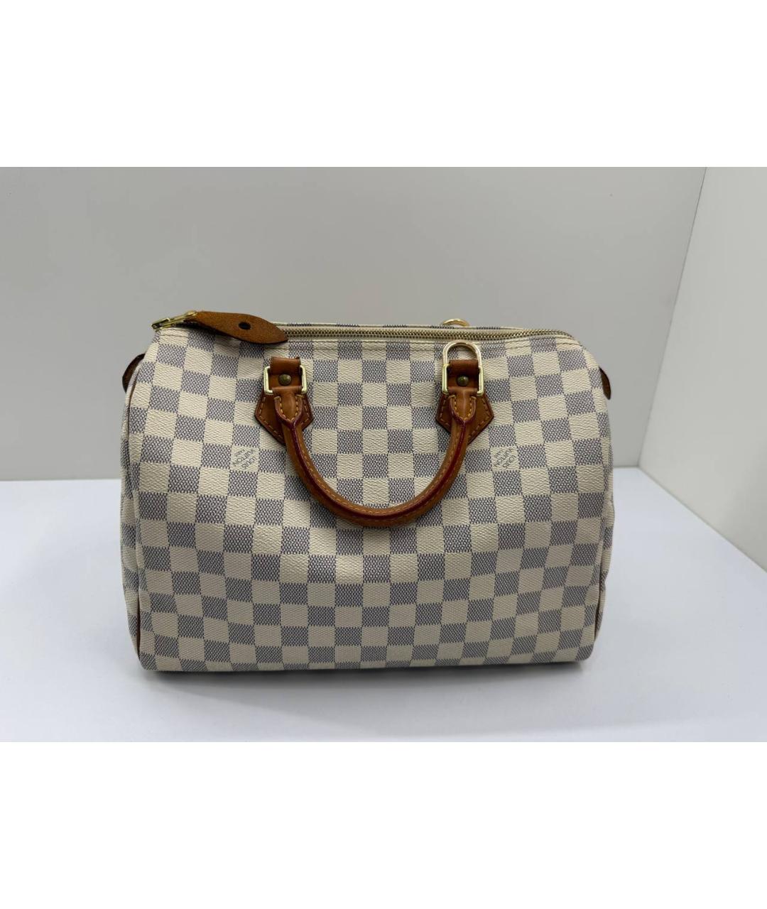 LOUIS VUITTON Белая сумка с короткими ручками, фото 6