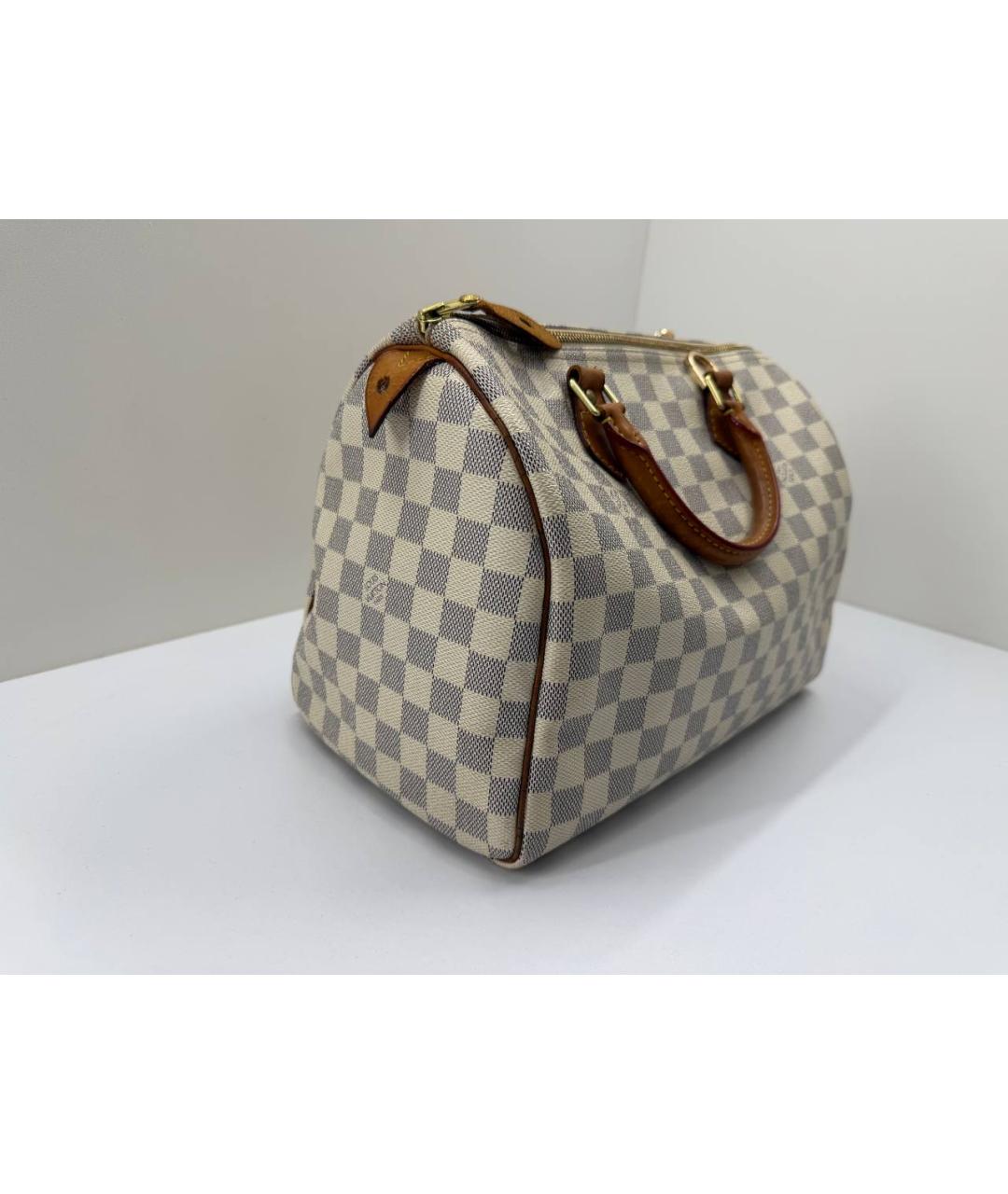 LOUIS VUITTON Белая сумка с короткими ручками, фото 7