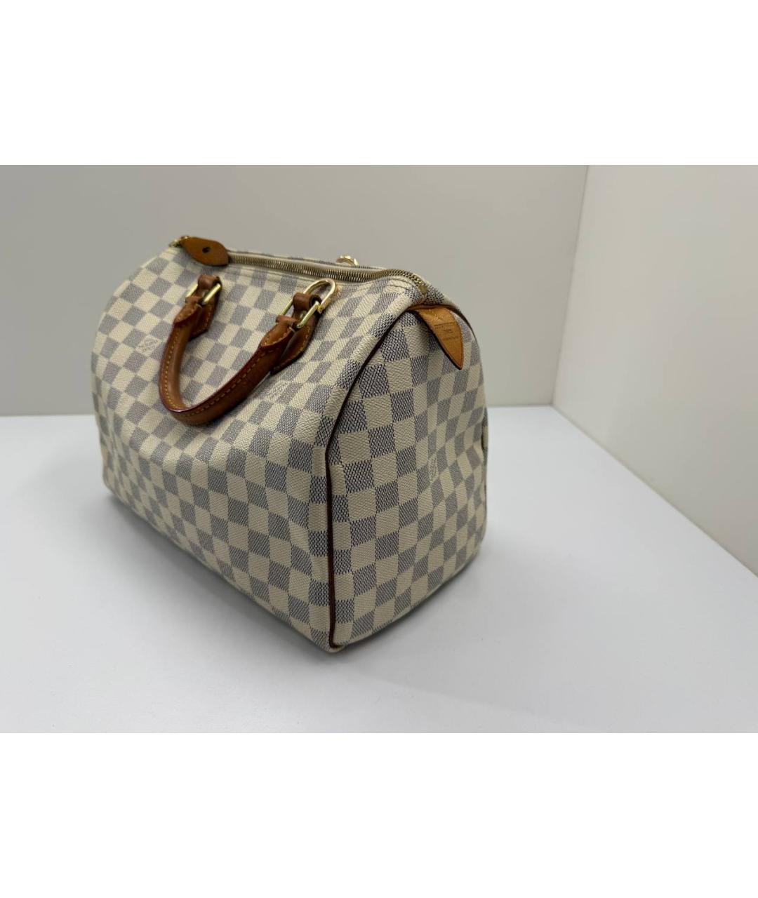 LOUIS VUITTON Белая сумка с короткими ручками, фото 8