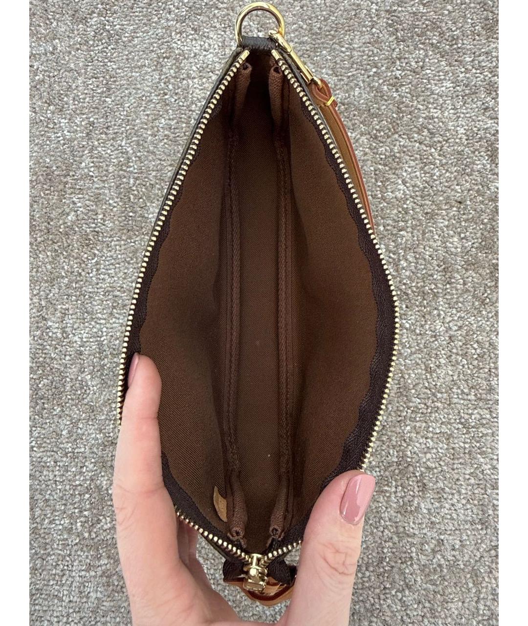 LOUIS VUITTON Коричневая сумка с короткими ручками, фото 3