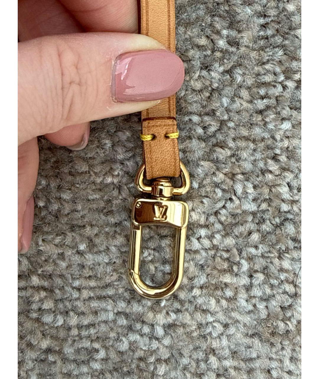 LOUIS VUITTON Коричневая сумка с короткими ручками, фото 4