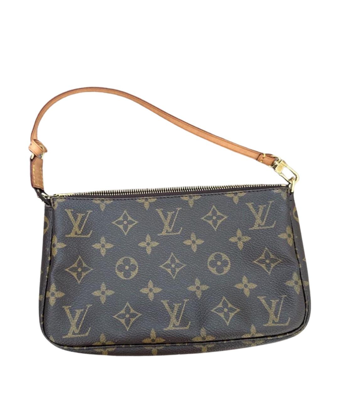 LOUIS VUITTON Коричневая сумка с короткими ручками, фото 1