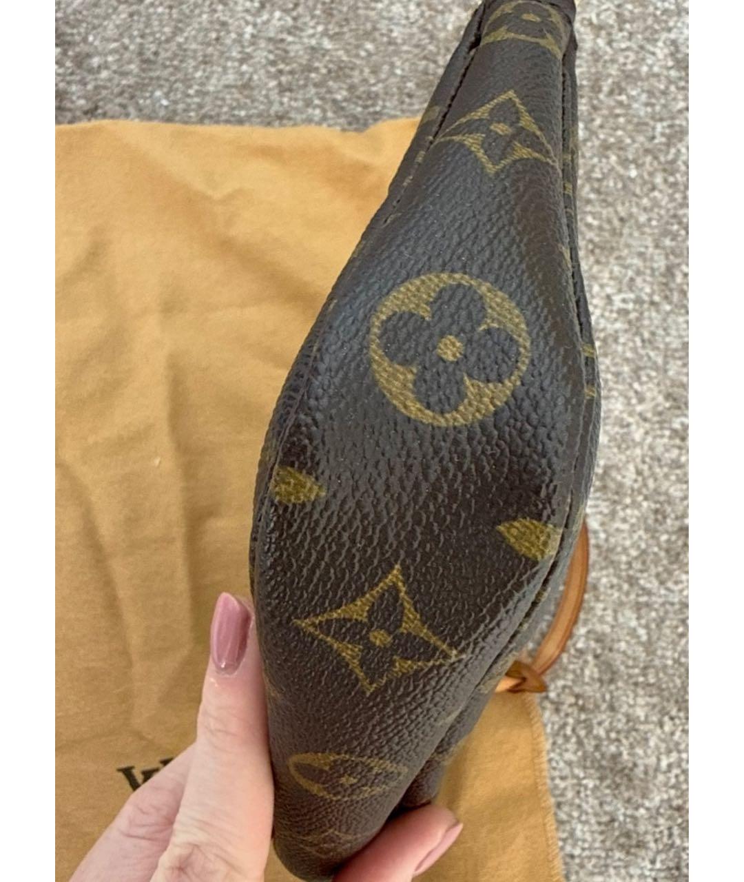 LOUIS VUITTON Коричневая сумка с короткими ручками, фото 8