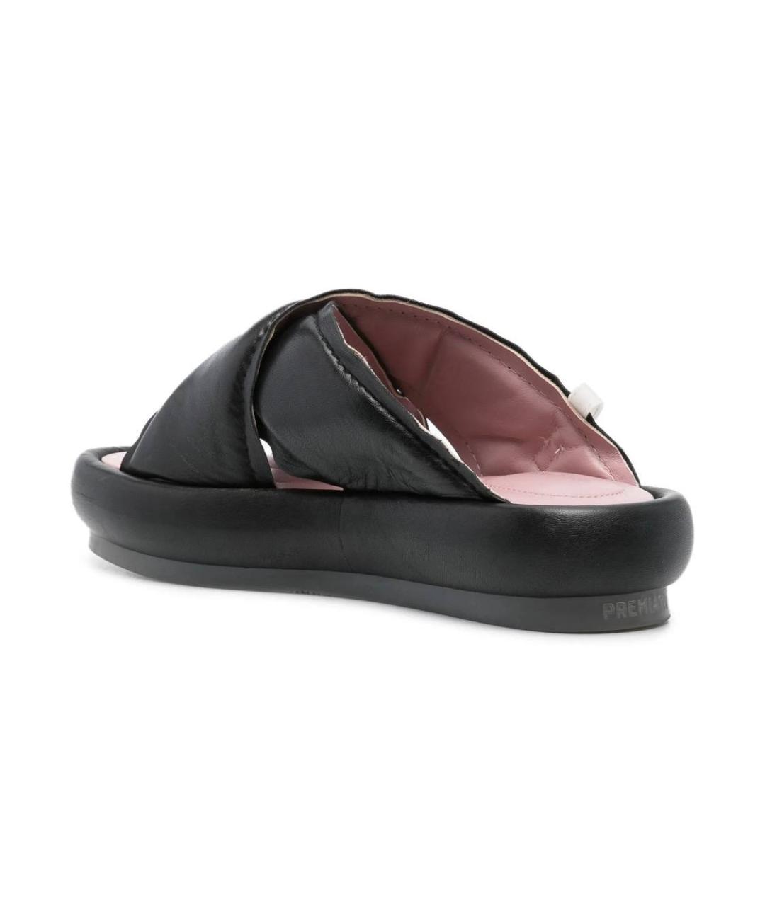 PREMIATA Черные кожаные сандалии, фото 3
