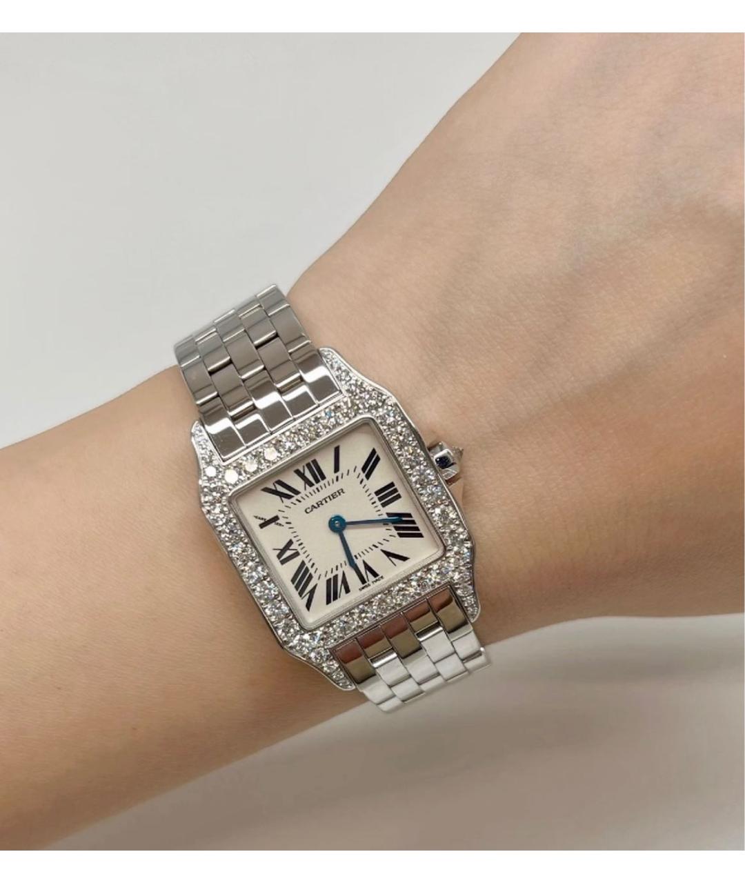 CARTIER Серебряные металлические часы, фото 6