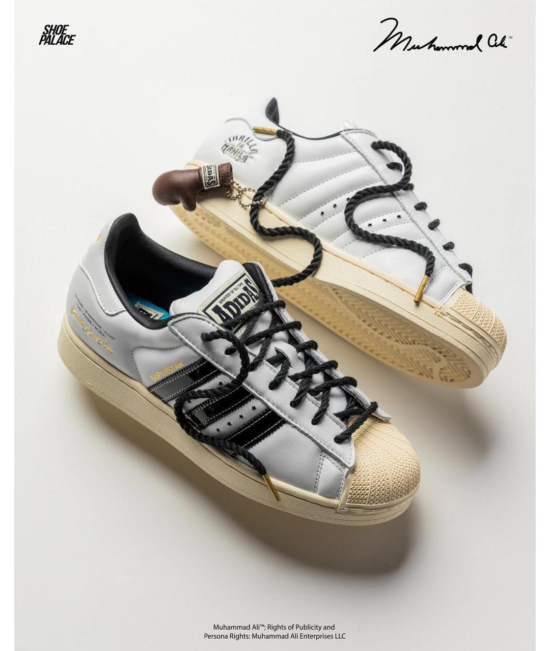 ADIDAS Белые кожаные низкие кроссовки / кеды, фото 2