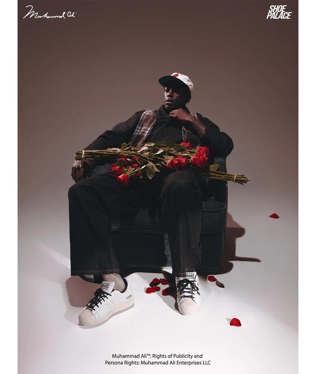 ADIDAS Белые кожаные низкие кроссовки / кеды, фото 6