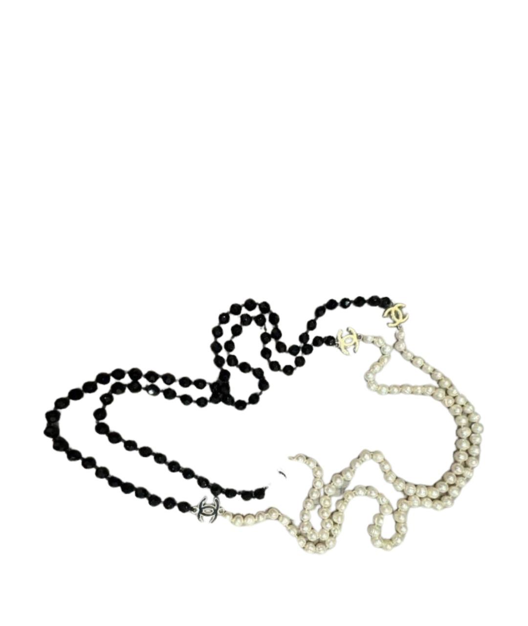 CHANEL Белое жемчужное колье, фото 1