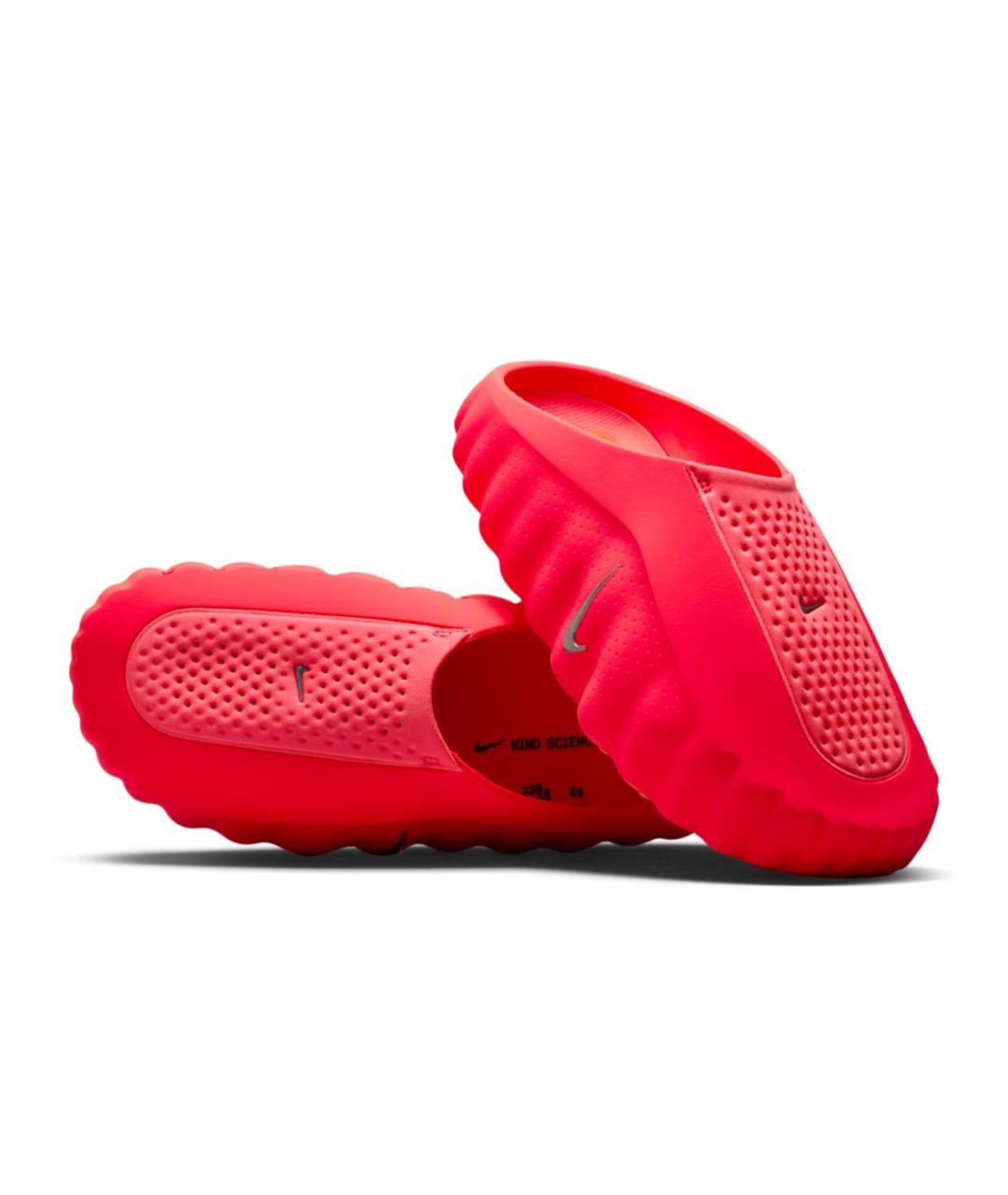 NIKE Красные резиновые шлепанцы, фото 2