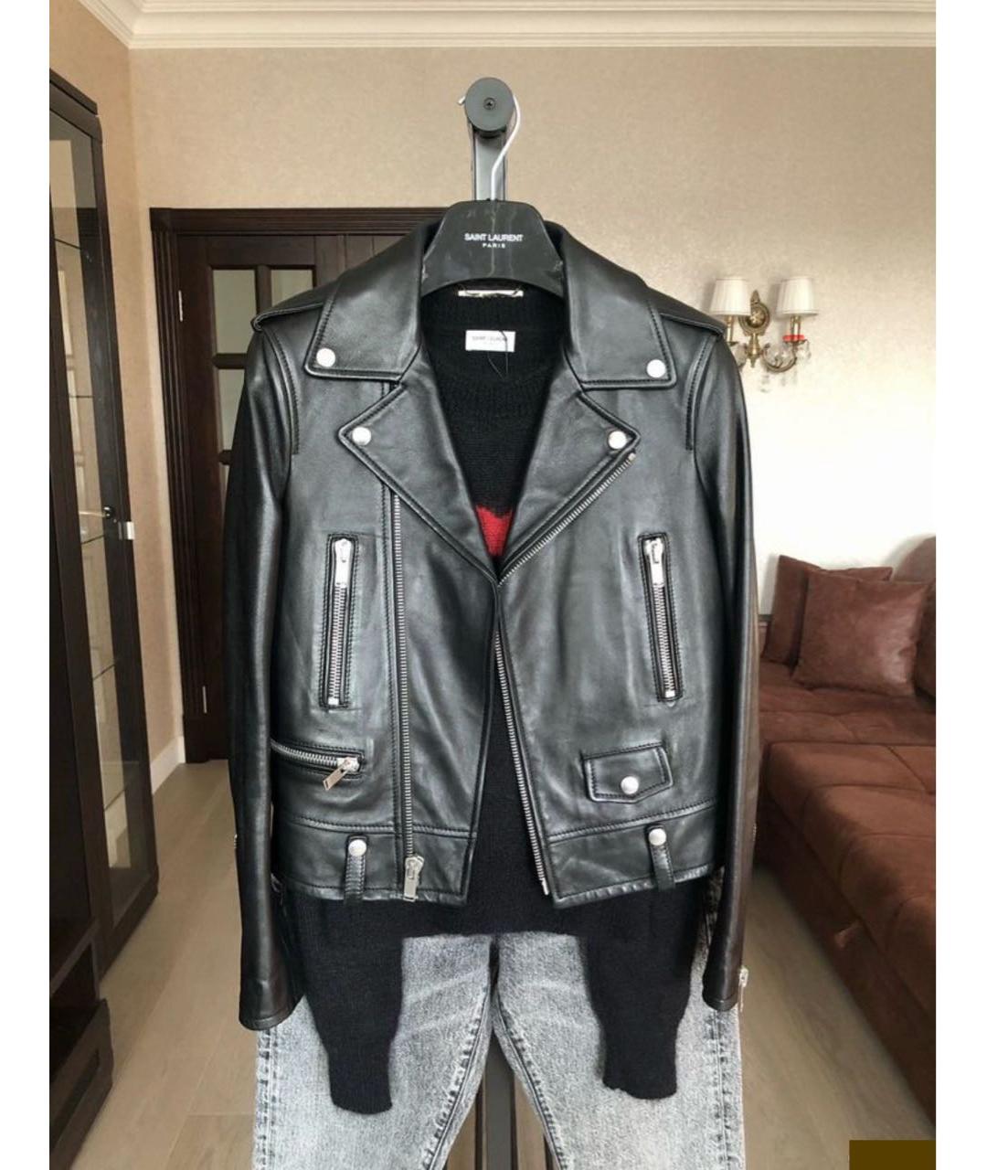 SAINT LAURENT Черный шерстяной джемпер / свитер, фото 6