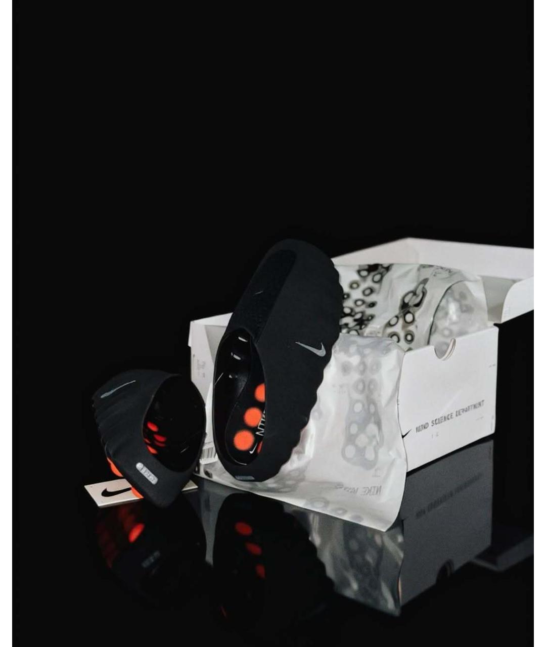 NIKE Черные резиновые мюли, фото 4