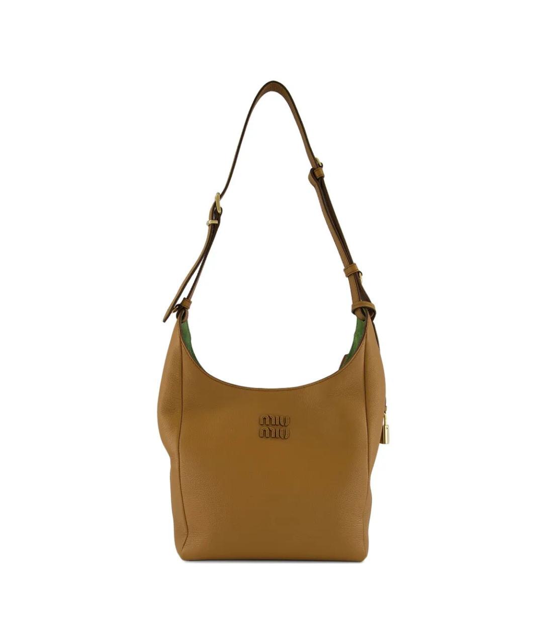 MIU MIU Кожаная сумка через плечо, фото 1