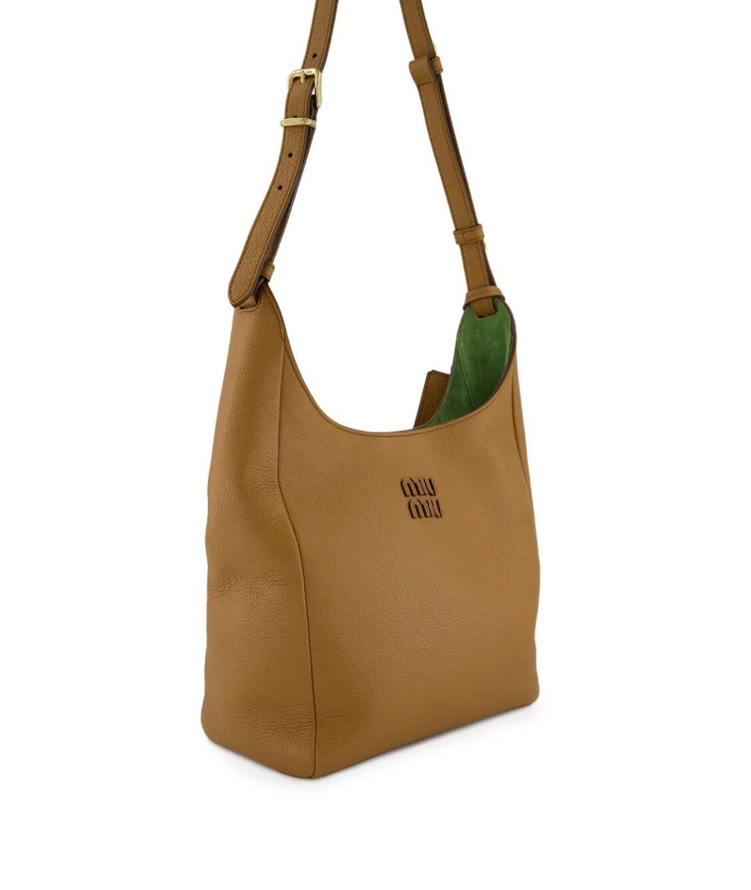 MIU MIU Кожаная сумка через плечо, фото 3