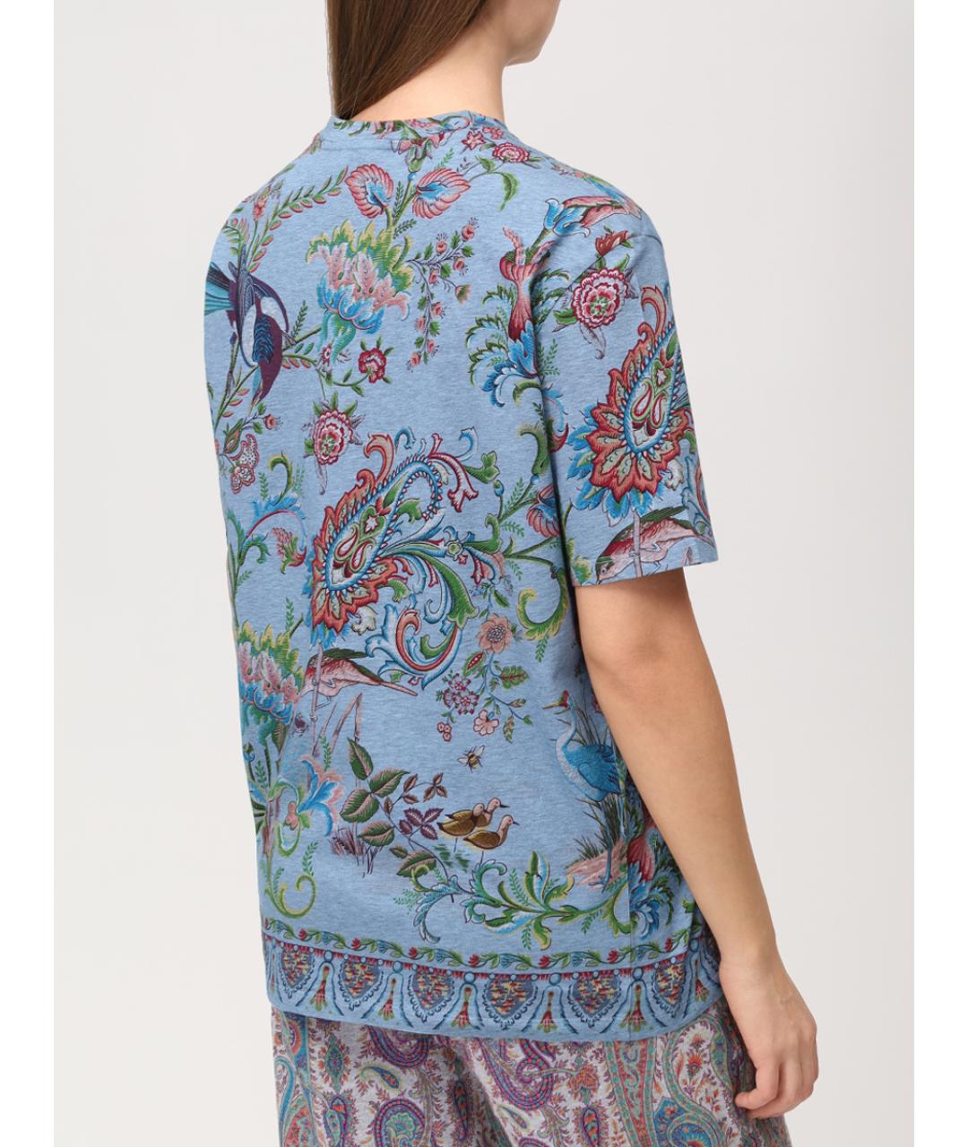 ETRO Мульти хлопковая футболка, фото 3