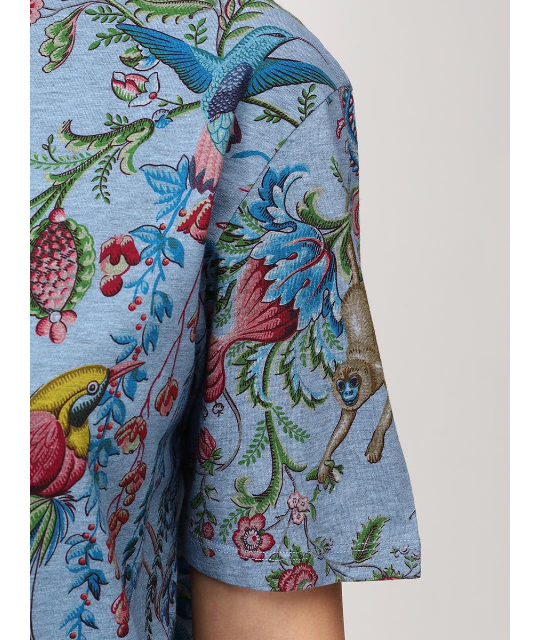 ETRO Мульти хлопковая футболка, фото 5