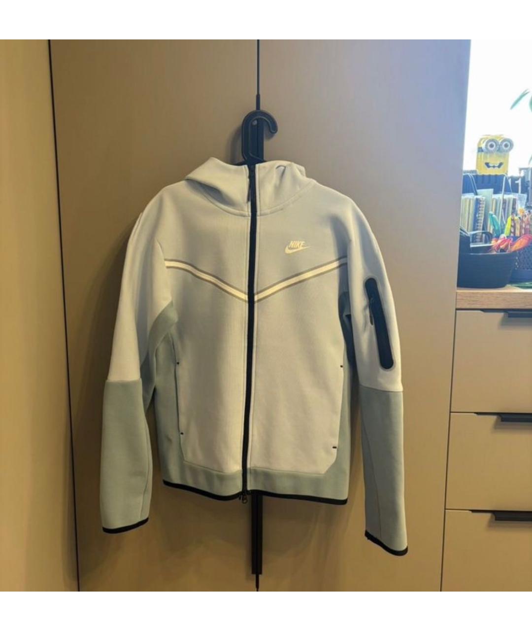 NIKE Голубой хлопковый спортивный костюм, фото 4