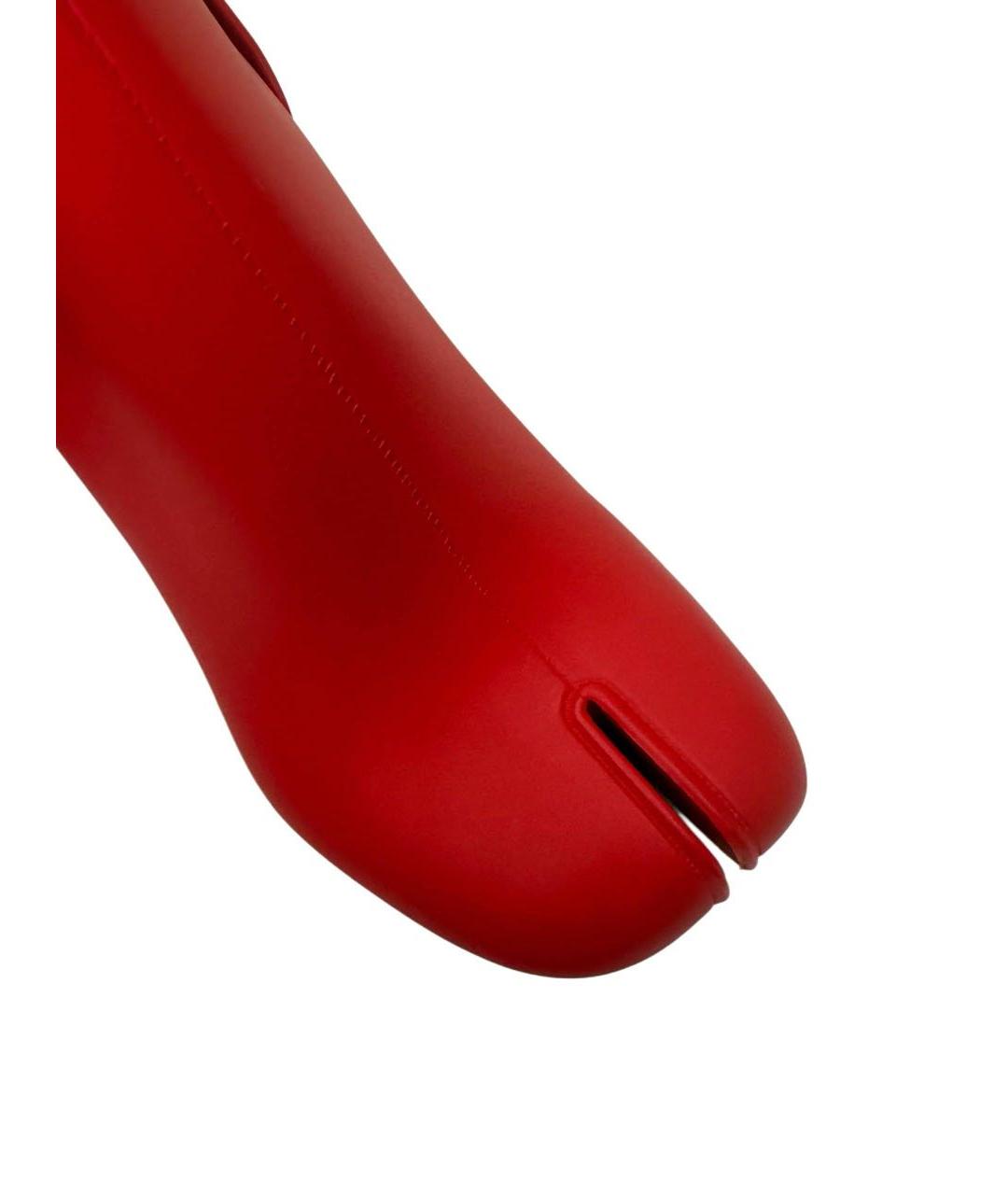 MAISON MARGIELA Красные ботильоны, фото 4