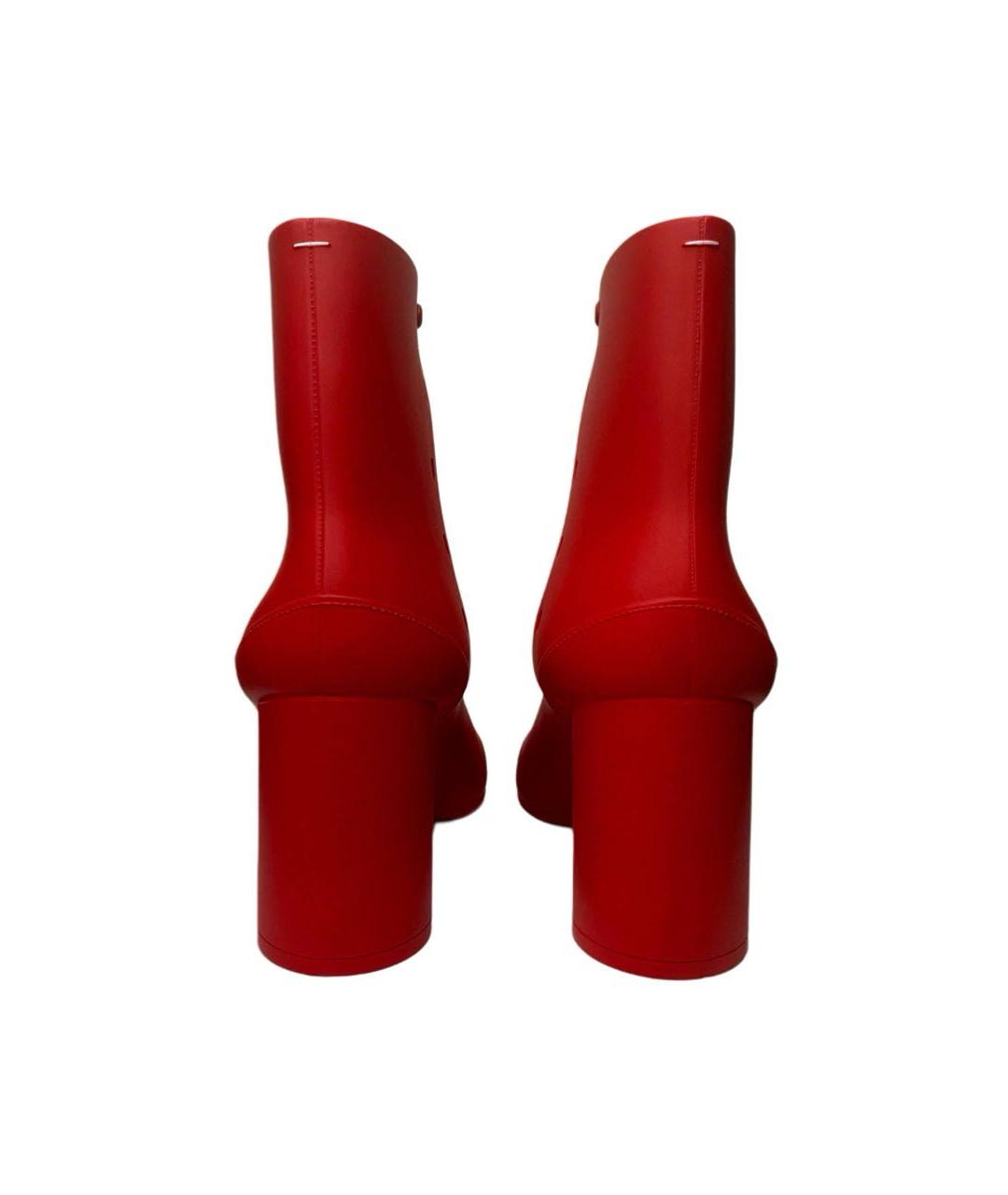 MAISON MARGIELA Красные ботильоны, фото 6