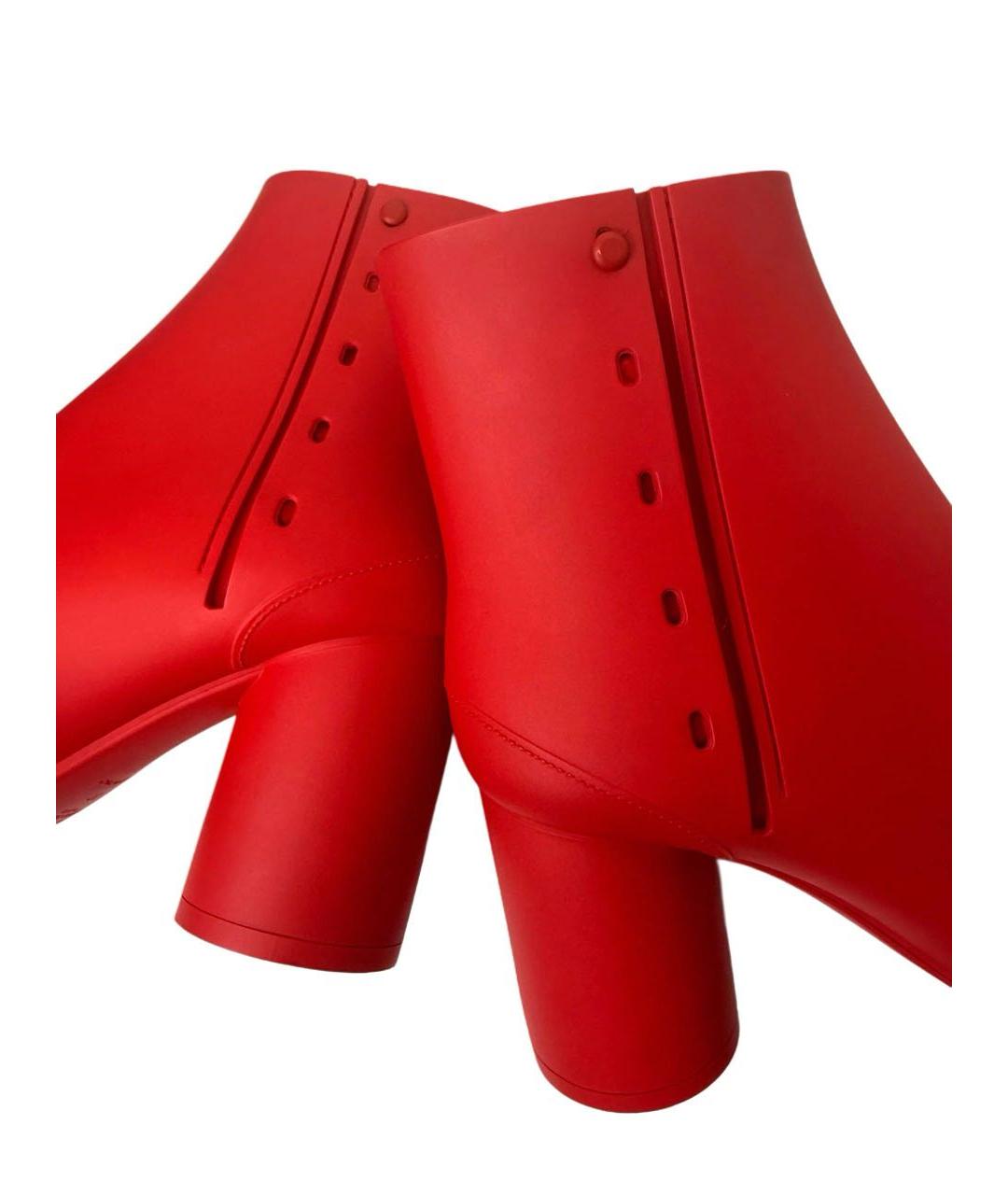 MAISON MARGIELA Красные ботильоны, фото 7