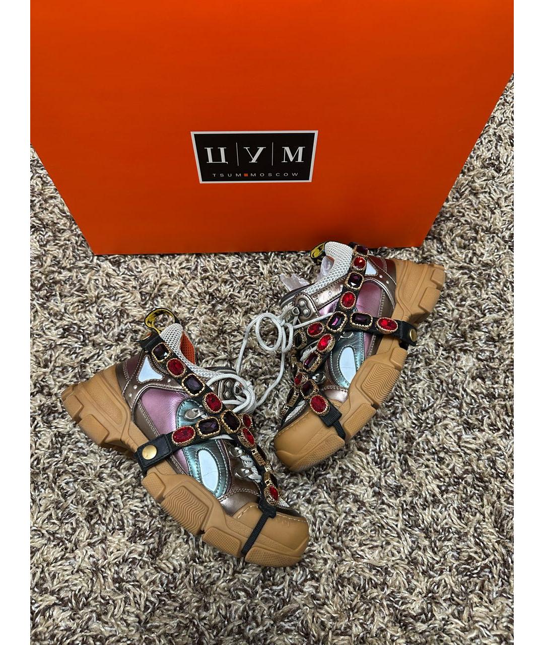 GUCCI Мульти кроссовки, фото 9