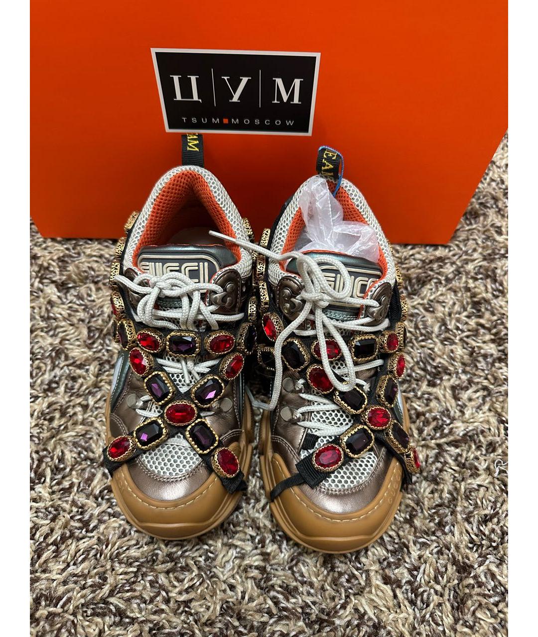 GUCCI Мульти кроссовки, фото 4