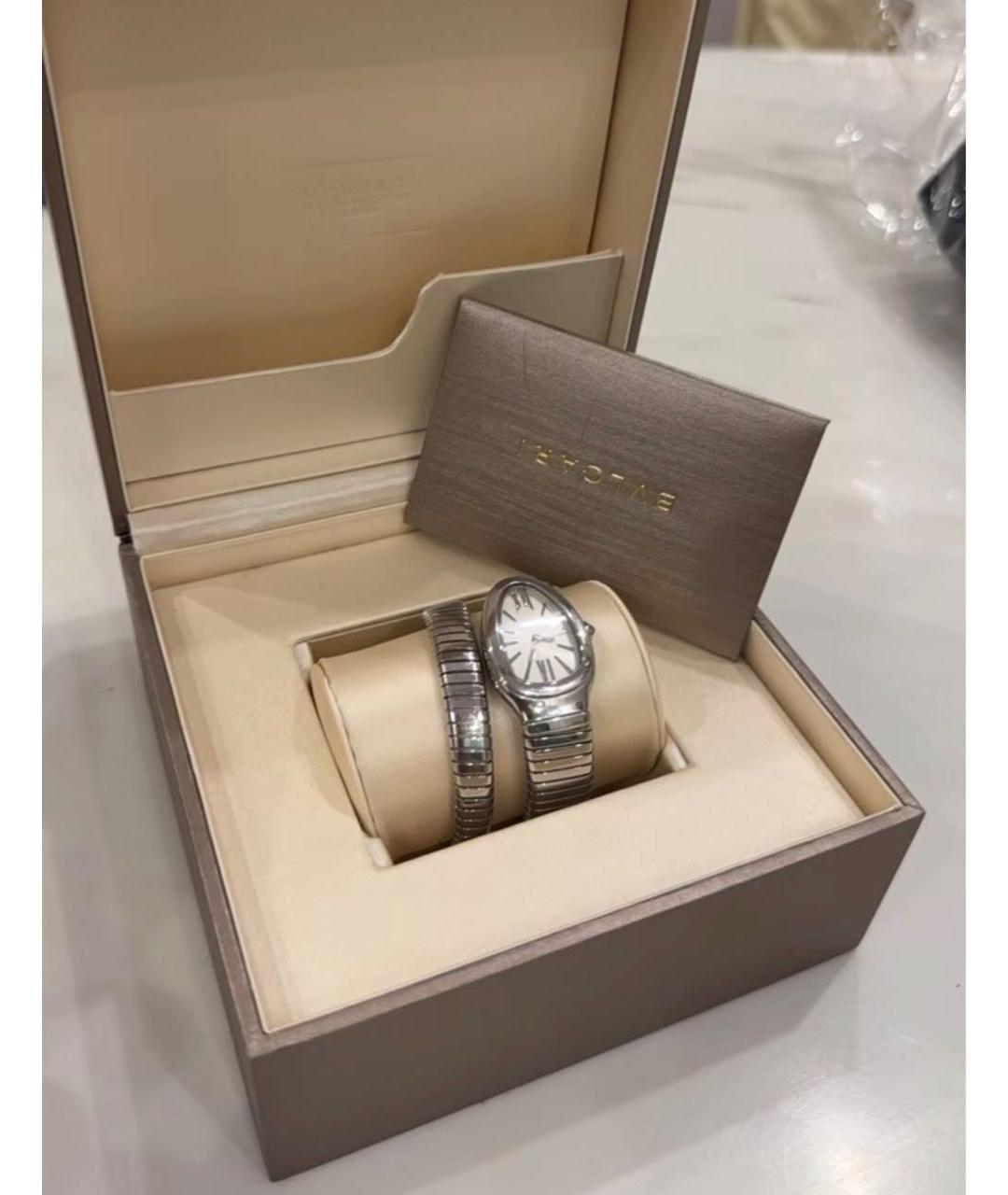 BVLGARI Серебряные часы, фото 2